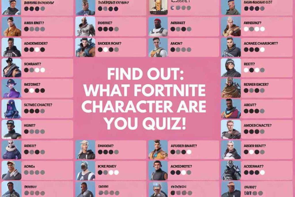 What fortnite character are you quiz